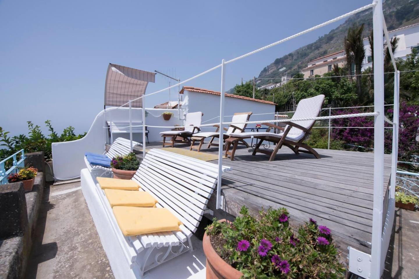 Perla Nel Blu Villa Affacciata Sul Mare Конка-дей-Марині Екстер'єр фото